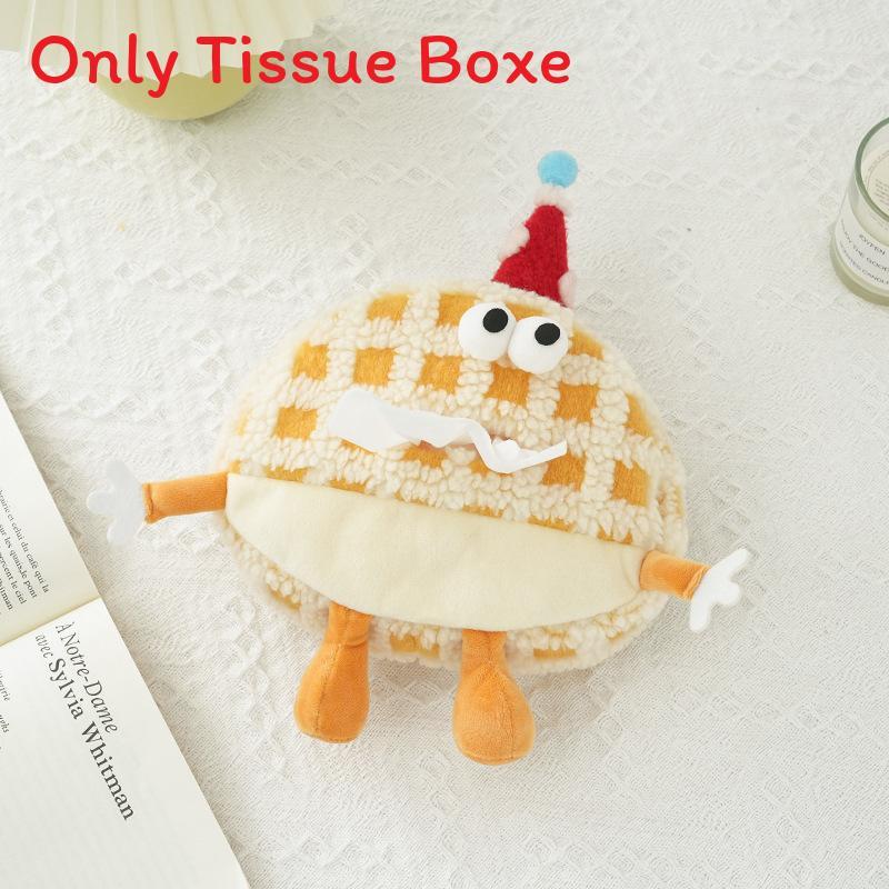 Cute Girl Heart Cartoon Tissue Holder With Polyester Fabric And Patterned Design For Home Decor