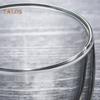 TK Double Wall Thermal Glass Cup Heat Resistant Tea Coffee Mug with Handle Drinkcup Heat Resistant