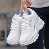 Trendystyle All-Match Tênis Feminino Tamanho Grande Leve Respirável Sola Grossa Branco Daddy Shoesgirl Must-Haves Super All-Matchstyle W