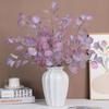 Multicolor Artificial Eucalyptus Stems Bridal Bouquet Photography Prop Simulation Money Leaf Branches Plastic Landscape Making