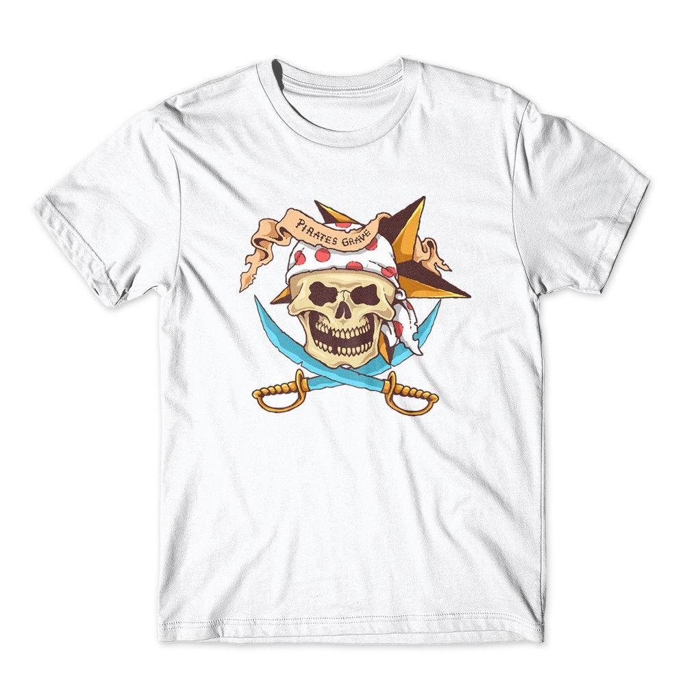 Pirate Grave T-Shirt. 100% Cotton Premium Graphic Tee New S
