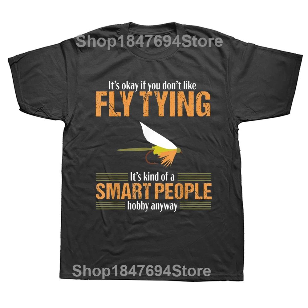 

Smart People Fly Fishing Fish Lover T Shirts Cotton Streetwear Short Sleeve Birthday Gifts Summer Style T-shirt Unisexs Clothing 4XL