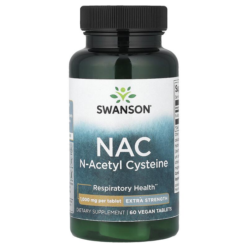 NAC, 60 Vegan Tablets (1 G Per Tablet)