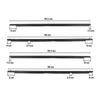 For Toyota Corolla 2008-2013 Window Weatherstrip 4Pcs Front Rear Rubber Trim Seal Belt Sealing Strips 7573012300 7571002210