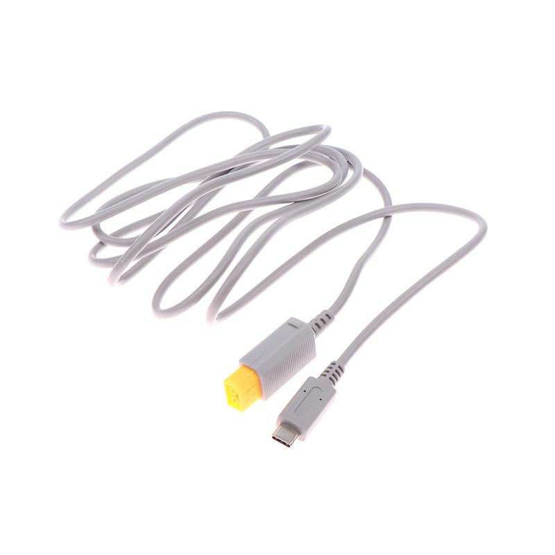 

1 шт. 2 м серый кабель для Wii для Wii U Host Pd кабель питания зарядный кабель шнуры ремонт аксессуары