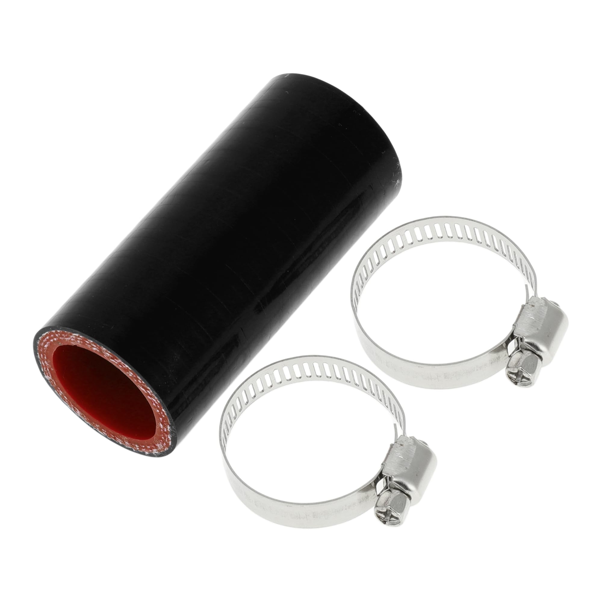 

X AUTOHAUX Silicone Hose, Straight Silicone Tube, Black, Length 3.0 inches (76 mm), Inner чорний