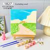 DIY Digital Landscape Oil Painting Coloring Hand Filled Painting Paint By Number Children's Coloring Decorative Landscape