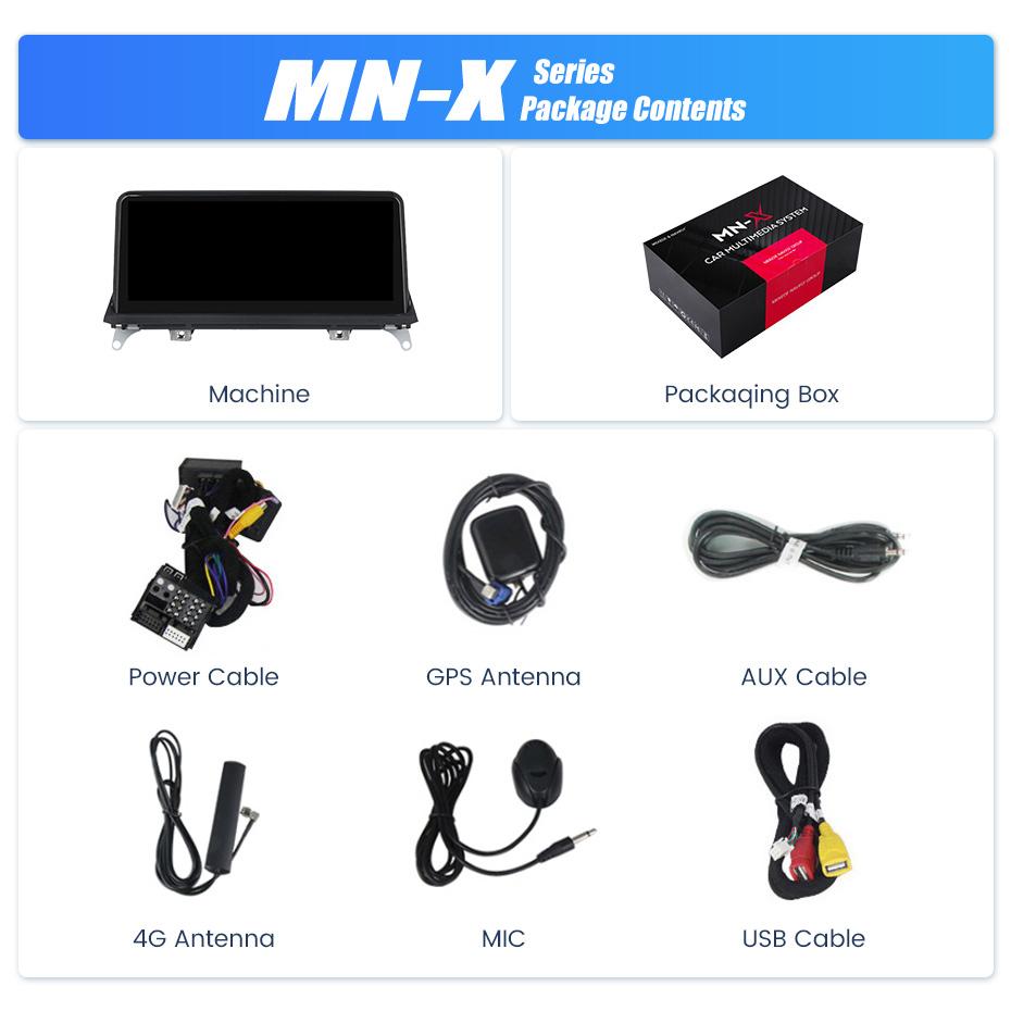 All in one For BMW E70 x5 x6 e71 CCC System Car Radio Multimedia Player BT WIFI 4G LTE GPS For Wireless Carplay Android Auto
