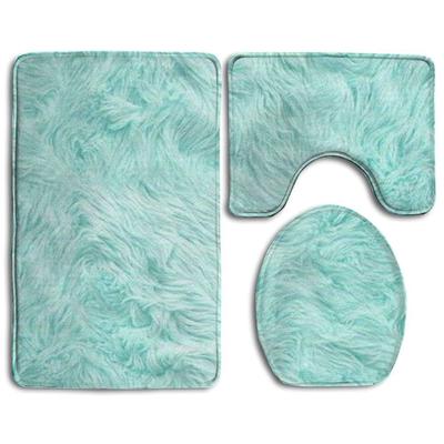 Picpeak Doormats Non Slip Rugs Country Rustic Distressed Teal Green Barn Wood Bathroom Rugs Toilet Sets Super Soft Machine Washable Bath Mats 23 6x15 7inch Amazon In Garden Outdoors