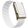 Suitable for Whoop 5.0 Wristband Strap, Nylon Woven Elastic Mg Sports Replacement Wristband with Bright Silver U-shaped Metal
