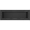 Wall Mounted Bioethanol Fireplace JULIET 1800 TÜV Black