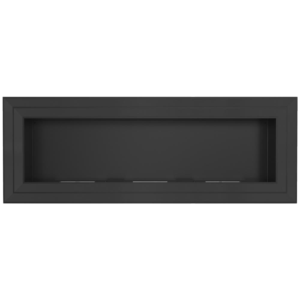 Wall Mounted Bioethanol Fireplace JULIET 1800 TÜV Black