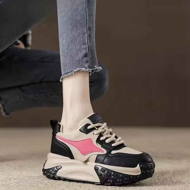 Mote Sport Damesko Ny Ankomst 2024 Sneakers Vår Høst Dame Sportssko Lett Tilbud Designer Luksus Stilig H I A