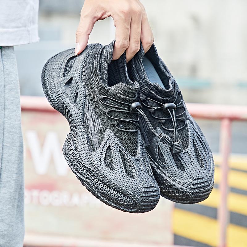 Ins Korean Version of Couple Flying Woven Shoes 2025 Autumn New Student Sports Shoes Running Casual Shoes M1518-1
