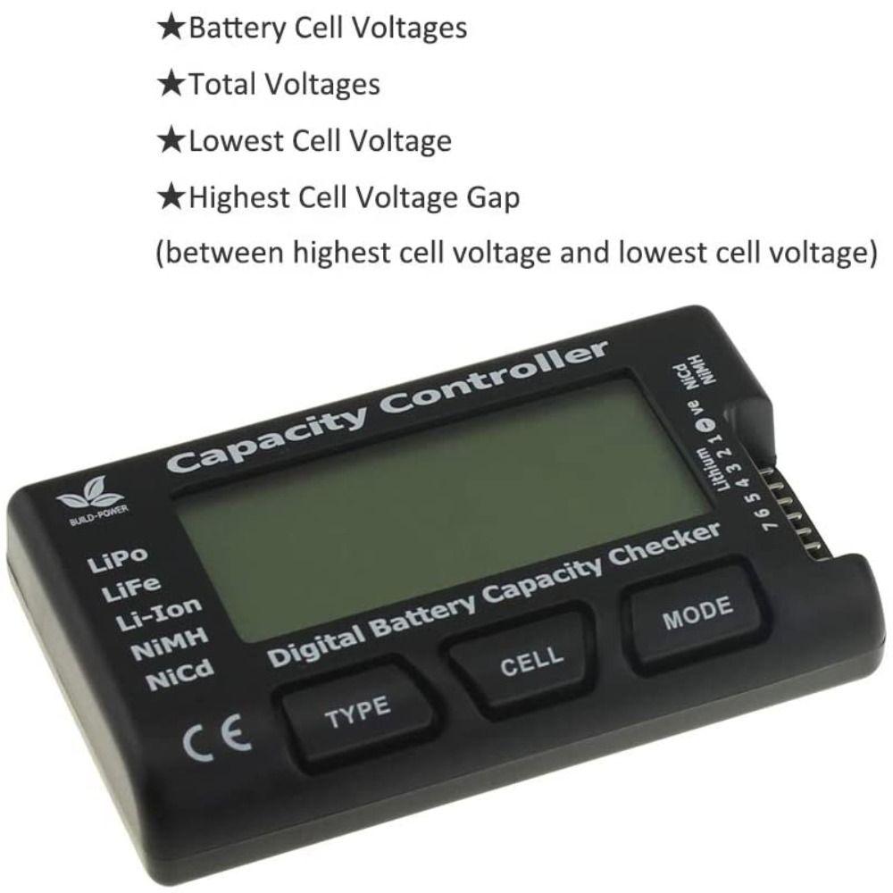 Battery Monitor Low Voltage Alarm Voltage Tester Battery Capacity Checker Battery Voltage Tester