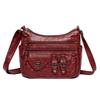 Damen neuer Trend Muttertasche lässige Hand Mode Tasche Schulter Umhängetasche kleine quadratische Tasche