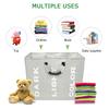 Collapsable 3-section Laundry Bag Foldable Laundry Hamper Durable Oxford Fabric Laundry Basket Clothes Sorter Portable