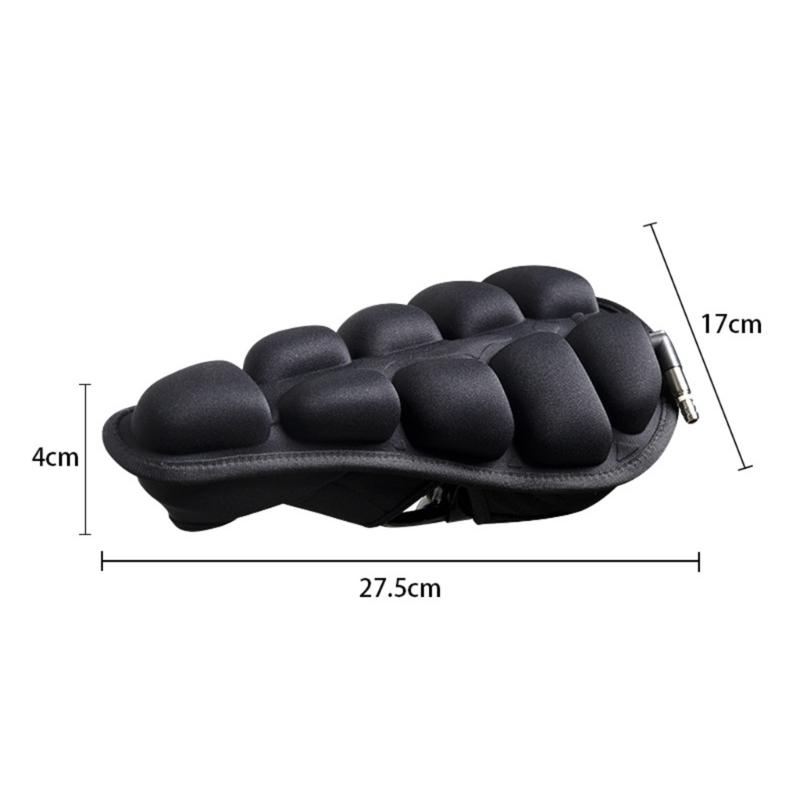 Inflatable Exercise Bikes Seats Cushion Cover Cycling Mountain Bicycles Seats Cover 3D Padded Bicycles Saddles Cover