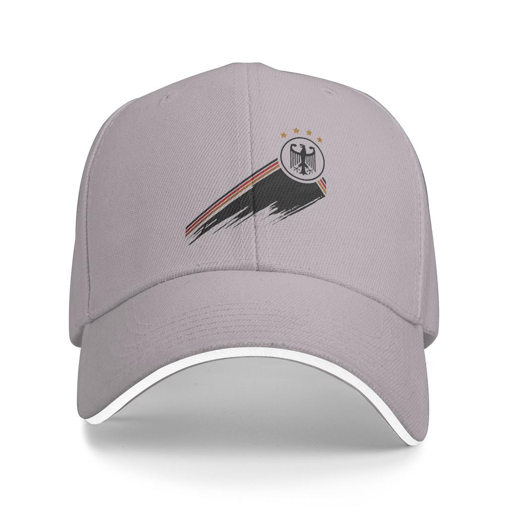 Deutschland GerUnisexy Football Player Sandwich Baseball Caps Casual  Soccer Unisex Style Adjustable Headwear Sports Gift Hat