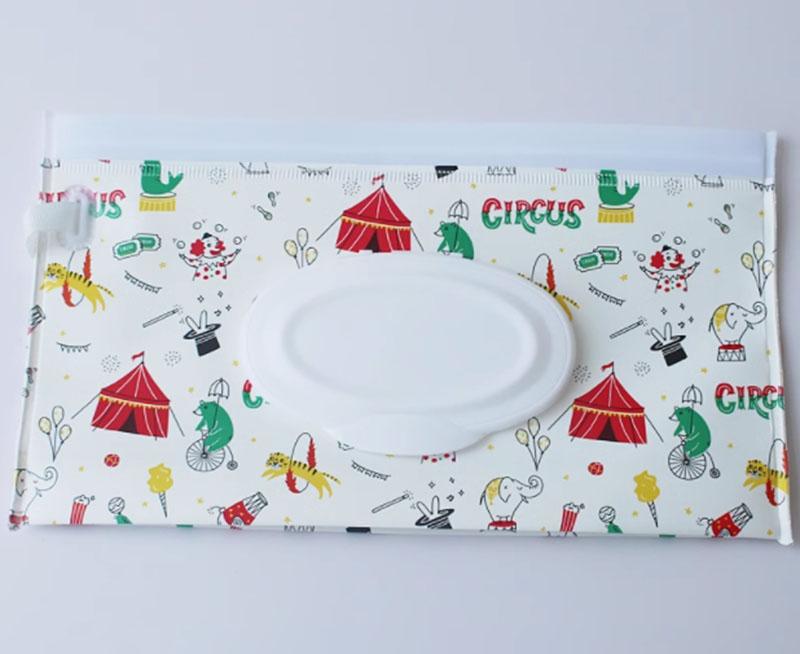 

Чехол для влажных салфеток из ЭВА для детей, портативный держатель для салфеток, откидная крышка, многоразовый многоразовый косметический чехол с защелкивающимся ремешком, полезная коробка для салфеток