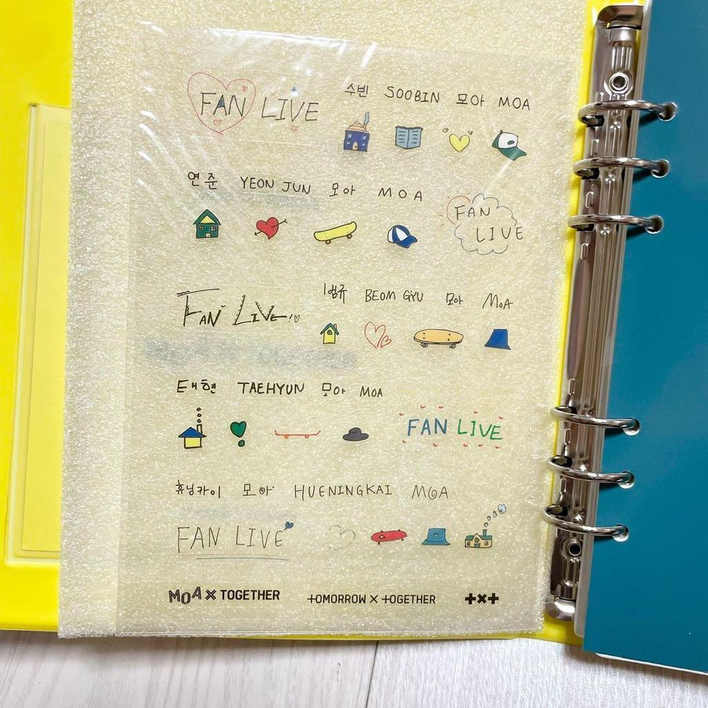 Used TXT 2022 fan live MOA X TOGETHER Goods