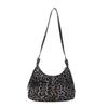Korean Version of Fashionable Versatile Casual Shoulder Bag Women's 2025 Autumn New Temperament Texture Leopard Print Armpit Bag