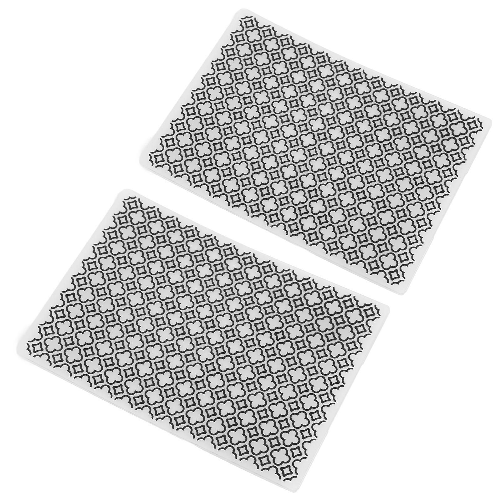 

2 шт. Папки для тиснения Шаблон для тиснения Многоцелевой DIY Бумага Ремесло Пластиковый рельефный тиснение