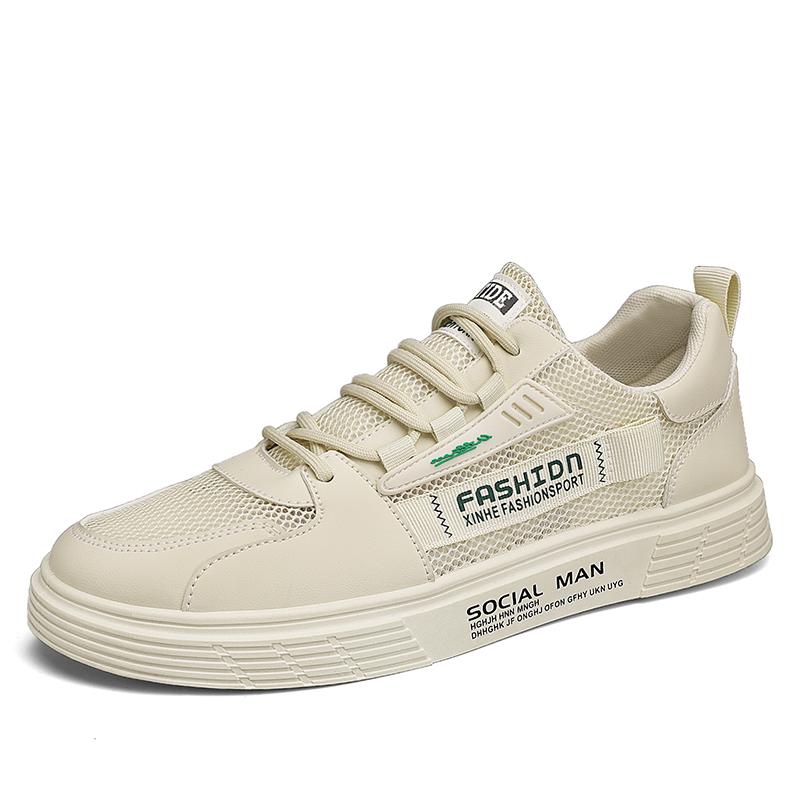 

Модная летняя новинка Мужская обувь Дышащие туфли-лоферы с полым сетчатым верхом Трендовая универсальная белая обувь Повседневная мужская обувь на низкой подошве 39 хаки