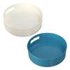 360 Storage Non-slip Tray Degree Rotating Plastic Multifunctional Cosmetic Snack Fruit Seasoning Box for Kitchen