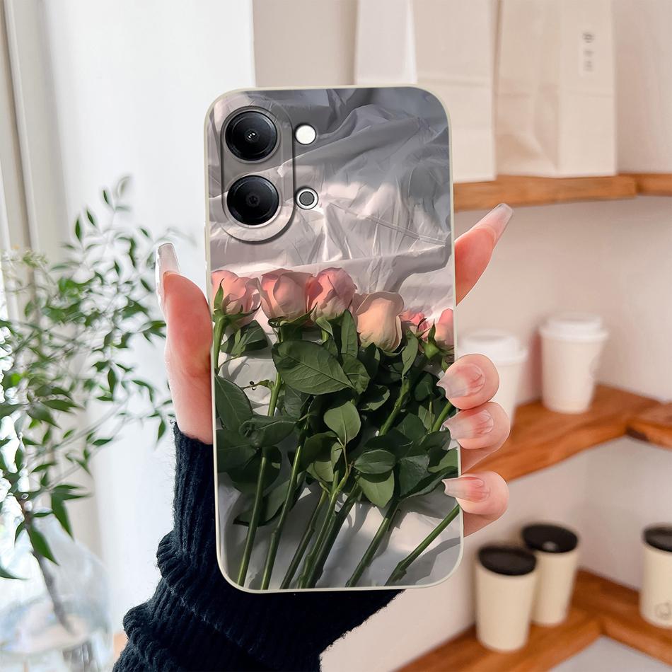 For Vivo Y05 Y11D 4G Phone Case Cute New Design Soft Liquid Silicone Full Protection Anti Drop Bumper For Vivo Y05 / Y11D Funda