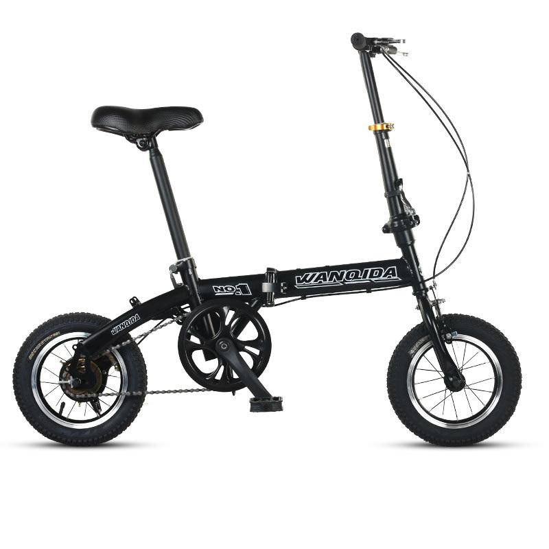 12 Small Bike cycling City Mini Folding Bicycle For Male And Female Students Portable Ultra Light Transmission Disc Brakes