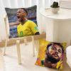 1 Stück F-Fußball N-Neymar Kissenbezug Quadratischer Kissenbezug Schlafzimmer Sofa Raum Dekoration Lässiger Kissenbezug