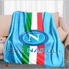 Napoli Blue Energy Symbol Blanket Suitable for Sofas, Beds, Offices, And Camping - Perfect Gift for Halloween Christmas