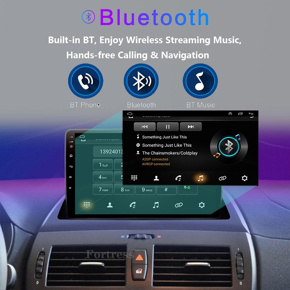 Android 14 Carplay Auto For BMW X3 E83 2004 - 2012 Car Radio GPS Player Multimedia stereo 360 Camera Navigation Video AI Voice