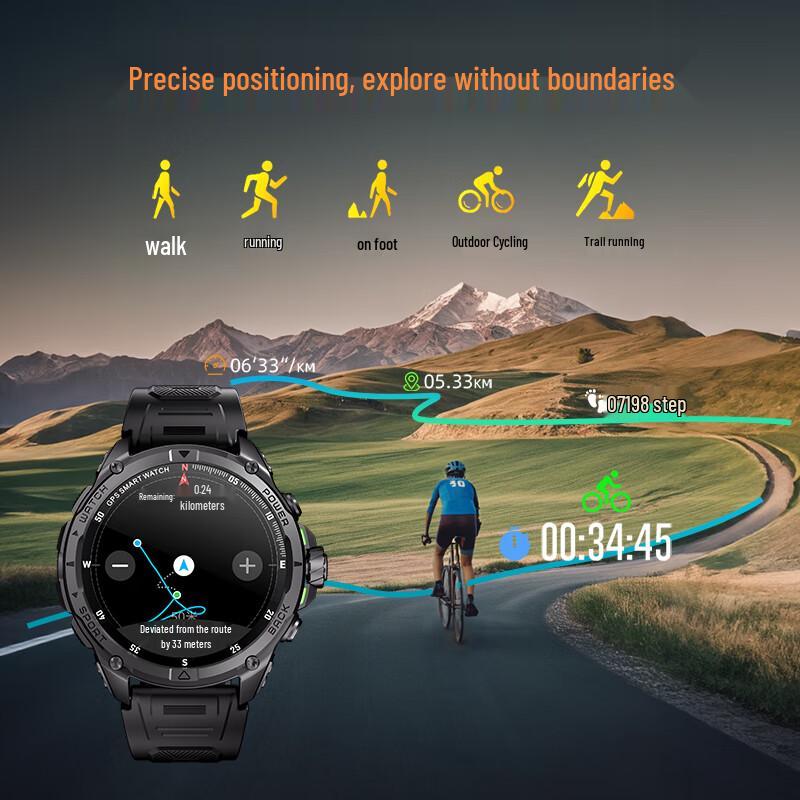 KUMI U5 Pro GPS Sportovní Chytré Hodinky (CN verze)