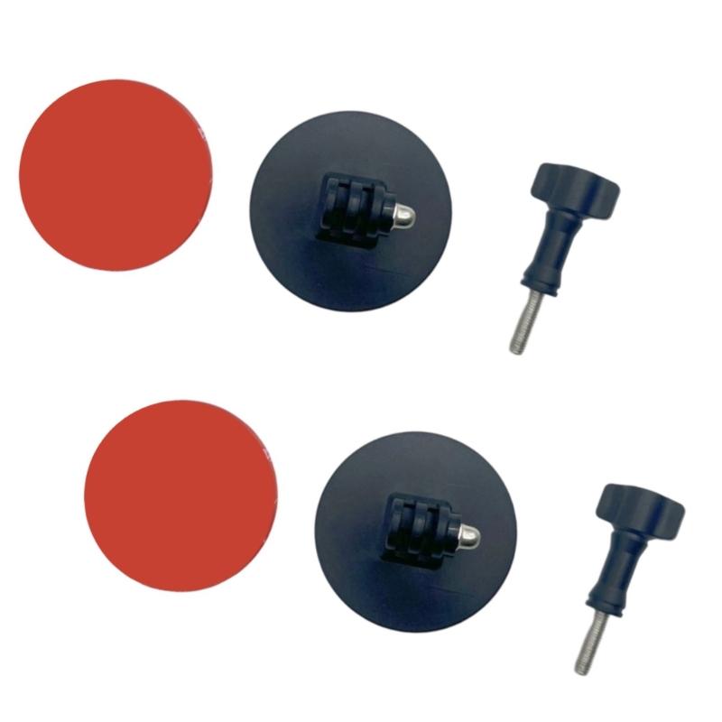 

Sports Camera Adhesive Base With Heavy Duty Load Capacity Secure Attachment On Helmets Vehicles Surfaces ABS TPU