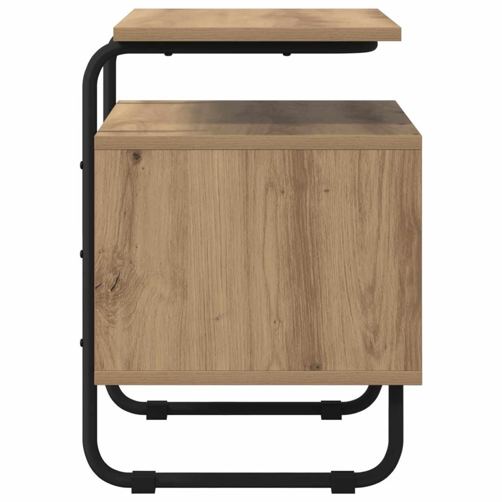 Nightstand 2 Pcs. Artisan Oak Engineered Wood