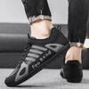 Fashion Men's Shoes Light PU Leather Casual Shoes Outdoor Non-slip Sneakers for Men Lace Up Flats Comfort Training Shoes Tenis Masculino