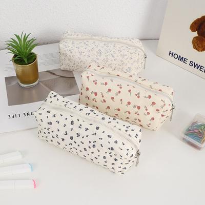INS Blumen Stifttasche Student Niedlich Tragbar Schreibwarentasche Große Kapazität Federmäppchen Multifunktionaler Schreibwaren-Organizer