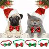New Holidays Grooming Accessories Dog Bow Tie Bowknot Collar Pet Christmas Necktie Cat Choker