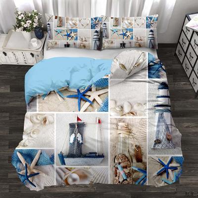 Seesterne Souvenir 3D Bettwäsche Set King Queen Full Twin Größe Bettwäsche Set