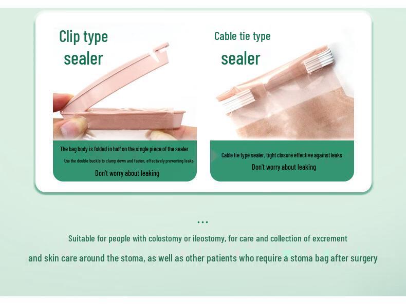 Disposable Ostomy Bag for Rectal Stoma Care