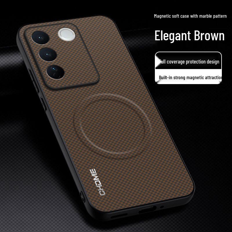 Vivo S16, S16 Pro, S16E Protective Case: Full Coverage, Drop-Proof, Magnetic Adsorption, High-End Textured Design S16 Pro