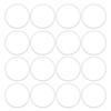 20Pcs Dreamcatcher Ring Plastic Round Hoops White 11Cm Non-Deforming DIY Dreamcatcher Circle Craft Material Accessories