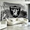 Las Vegas Raiders Wall Tapestry Aesthetic Wall Hanging Printed Fabric Blanket Decorative Tapestries for Bedroom Living Room Home Decor