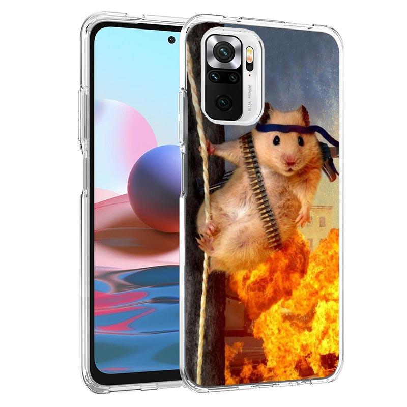 Cute Lovely Pet Hamster Case Phone Cover for Xiaomi Redmi 13 13C 14C 12 12C 10 10C 10A 9 9C 9A 9T 8 8A 7 7A 6 Pro 6A K70 K60 K40