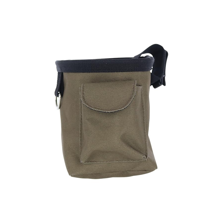 CAPTAIN STAG Walking Waist Pouch Perfect for Small Outdoor and Travel Dogs, Breeds, Walks, Parks, Camping, Activities, Glamping, (Khaki)