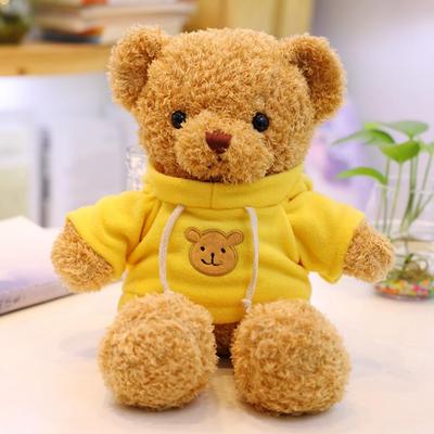 Realistisches, niedliches Teddybär-Plüschtier mit einer weichen Textur. Perfekt als Geburtstagsgeschenk, kleines Körperkissen, Nickerchenkissen, Tierzimmerdekoration oder