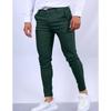 European and American New Men's Solid Color Texture Casual Small Foot Dress Pants Slim Cone Four Seasons Explosion