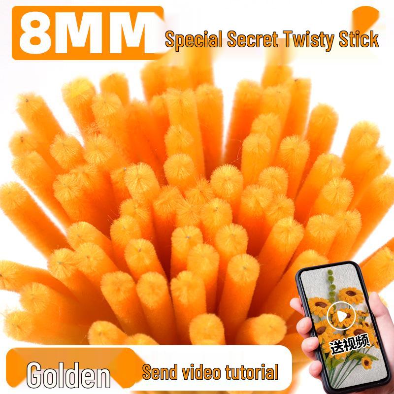 Pipe Cleaner Bouquet Kit: DIY Children's Weaving Material for Handmade Chenille Christmas Tree